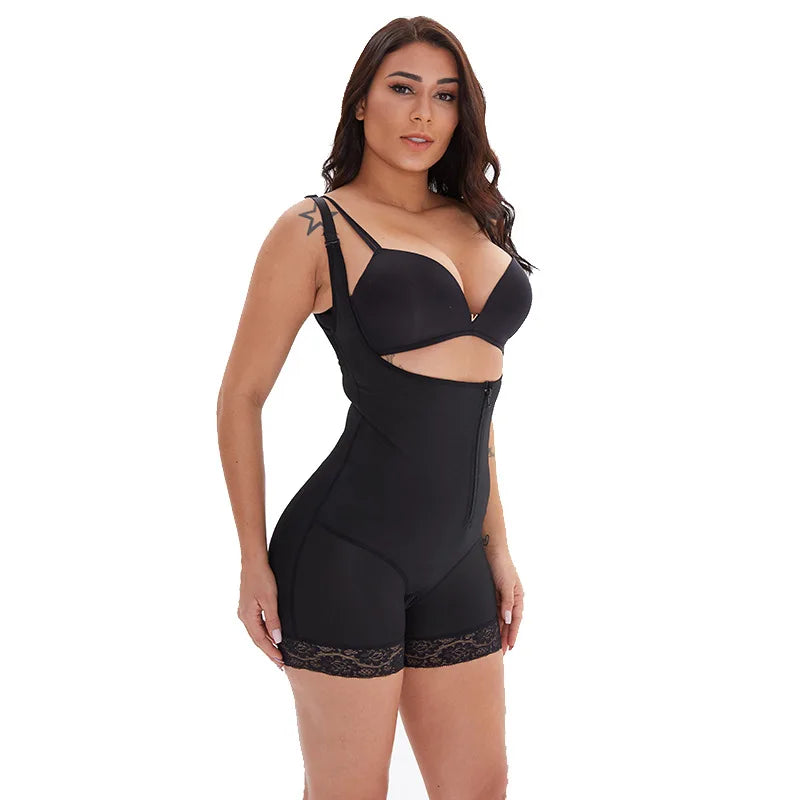 Plus Size Bodysuit Shapewear Women Latex Waist Trainer