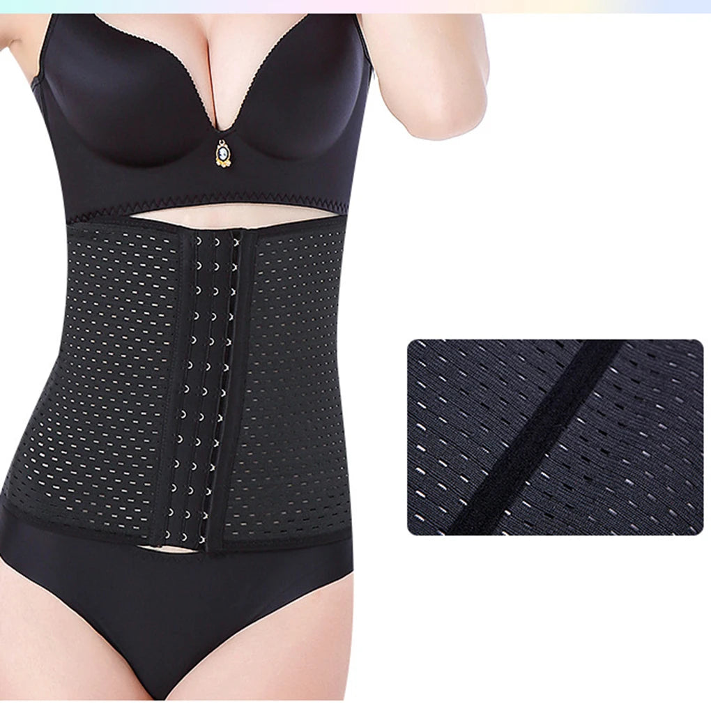 Women Fat Burning Shapewear Belly Control Elastic Spandex Corset Waist Training Body Shaper Cloth