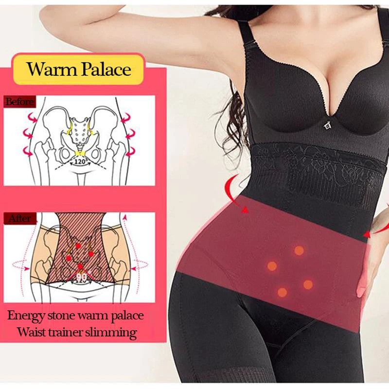 Women Waist Trainer Shapewear Tummy Control Body Shaper Shorts Hi-Waist Butt Lifter Thigh Slimmer Seamless Panties Slim Shapers