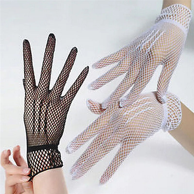 Women's Girls' Bridal Evening Wedding Party Prom Driving Lace Gloves