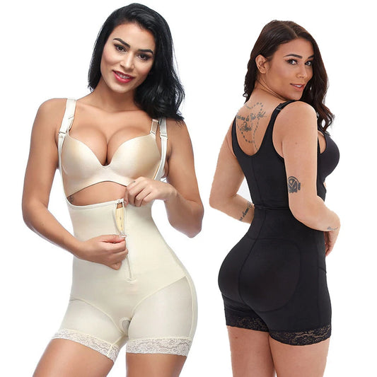 Plus Size Bodysuit Shapewear Women Latex Waist Trainer