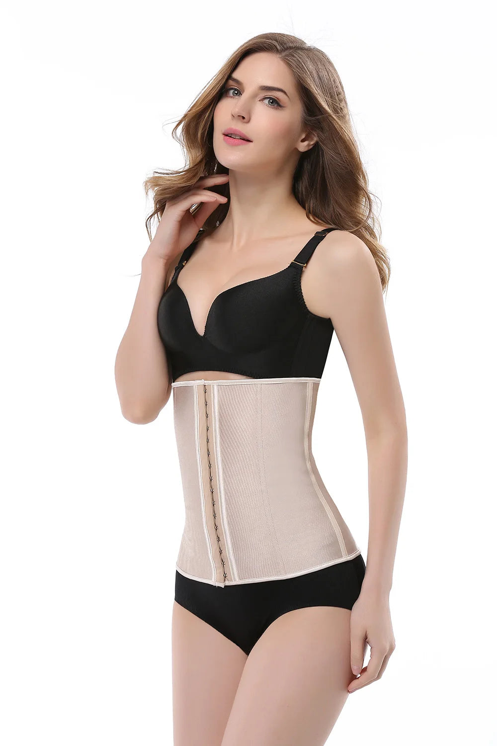 Steel Bone Latex Waist Trainer Shapewear Slimming Belt Waist Cincher Body Shaper Girdle Workout Tummy Control Corset for Women