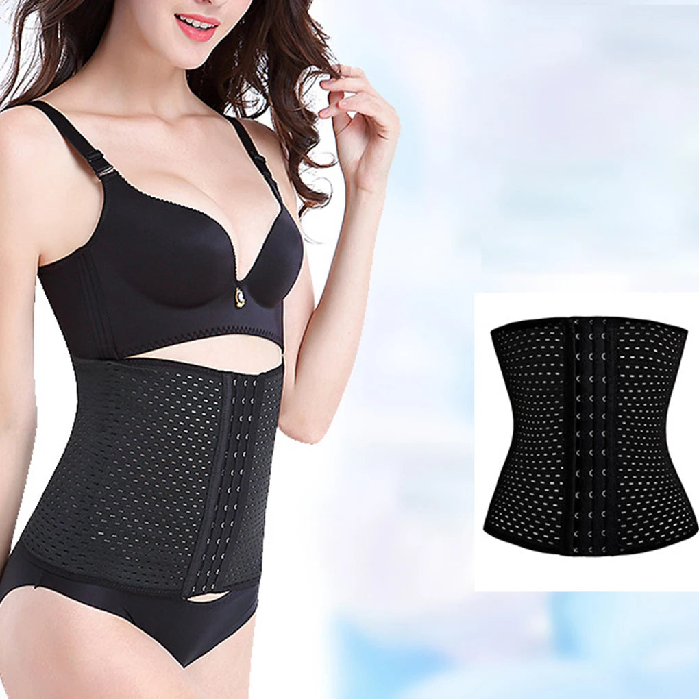 Women Fat Burning Shapewear Belly Control Elastic Spandex Corset Waist Training Body Shaper Cloth