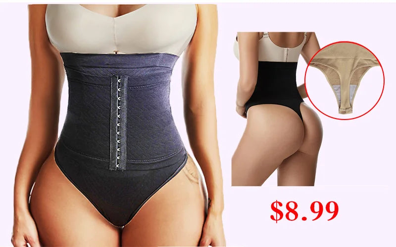 GUUDIA Tummy Control Panties Women Body Shaper High Waist Shaper Pants Seamless Shapewear Postpartum Panties Waist Trainer