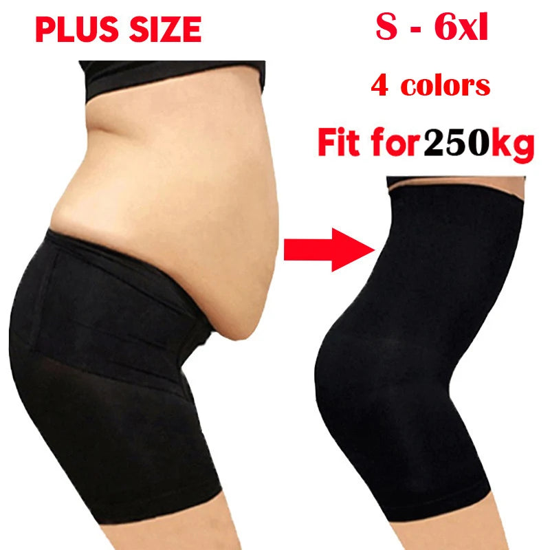 S-6XL Plus size high waist trainer body shaper women slimming pants Shapewear fajas colombianas tummy Control slimming underwear