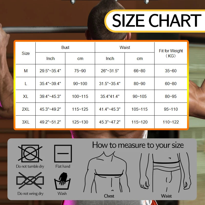 Men Weight Loss Shapewear T-Shirt Body Shaper Slimming Compression Shirts Gynecomastia Undershirt Waist Trainer Muscle Tank Tops