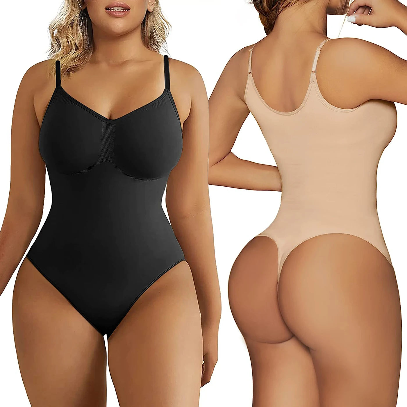 Xs 3Xl Body Suit Shapewear Seamless  Thong Shapewear Woman Tummy Control