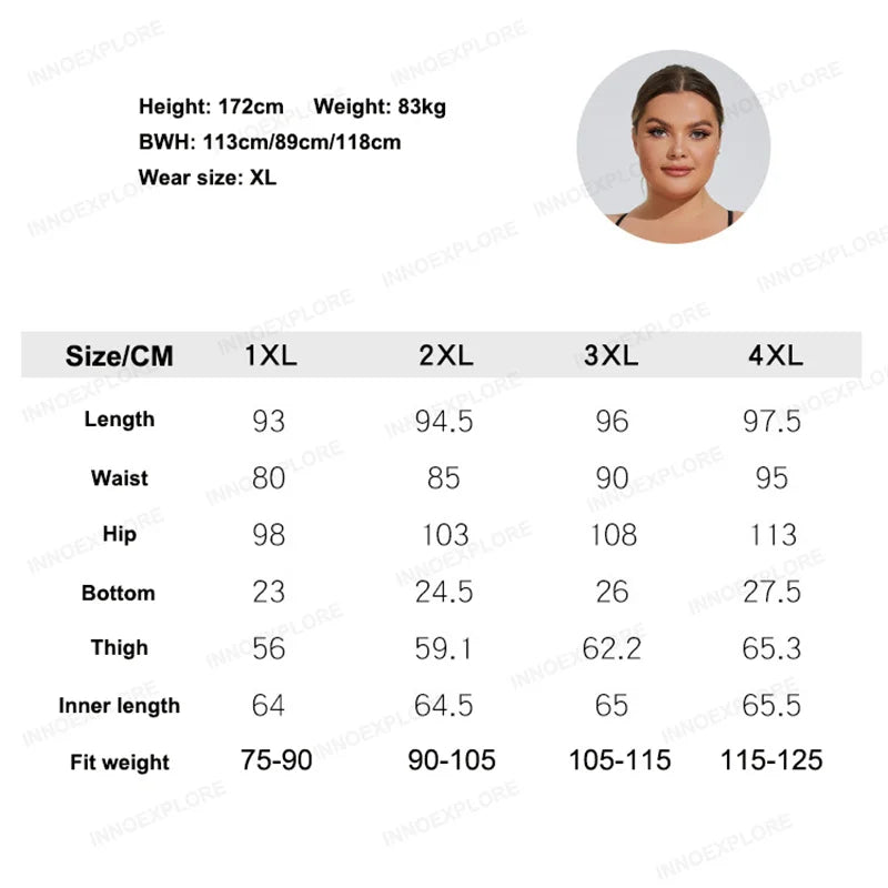 Women Yoga Leggings High Waist Plus Size Gym Pants Stretch Oversize Fitness Workout Leggings Naked Extended Size Women Pants