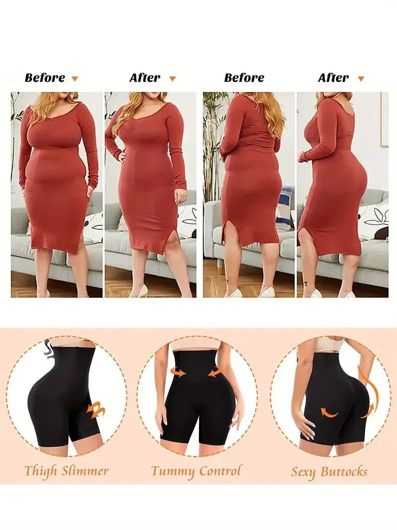 Plus-size postpartum high-waisted buttocks lift belly slim body,women's underwear & shapewear