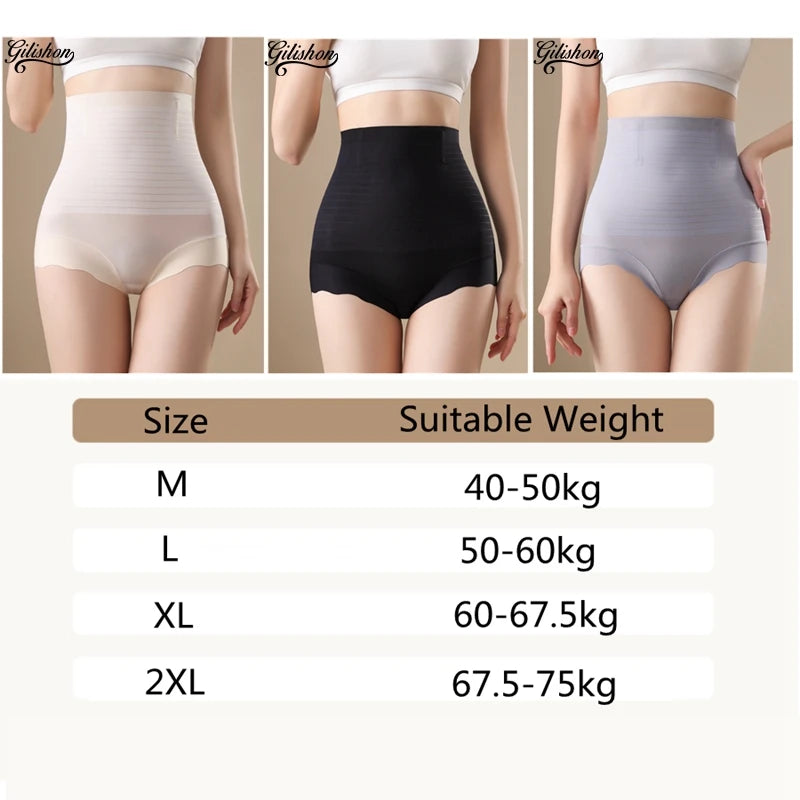 Slimming Shorts Women Body Shaper High Waist Flat Belly Sheathing Panties Hip Lift Shaping Underwear Tummy Control Shapewear