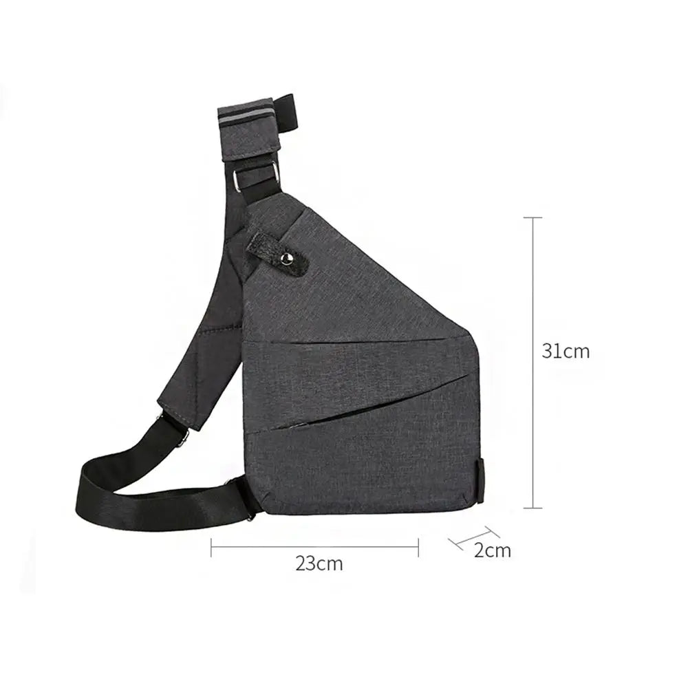 Waterproof Bag Personal Anti Theft Shoulder Man Pocket Portable Messenger Chest Bag Travel Leisure Shoulder Bag