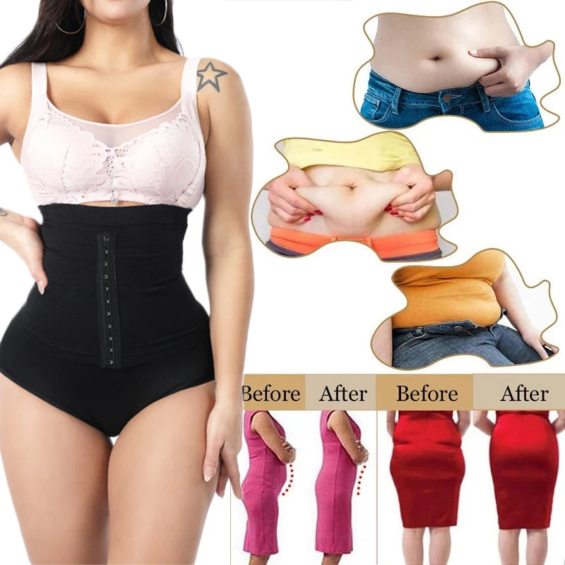 GUUDIA Tummy Control Panties Women Body Shaper High Waist Shaper Pants Seamless Shapewear Postpartum Panties Waist Trainer