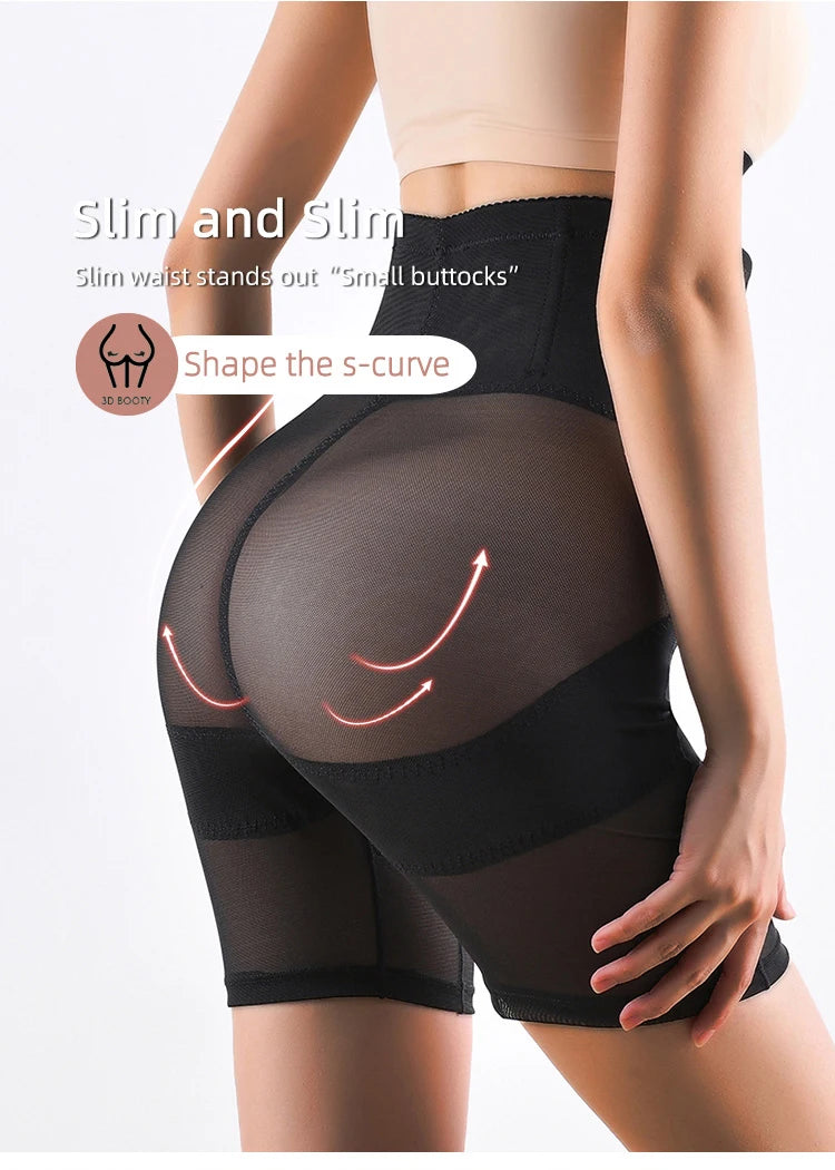 High Waist Compression Invisible Shapewear Panties Butt Lifter