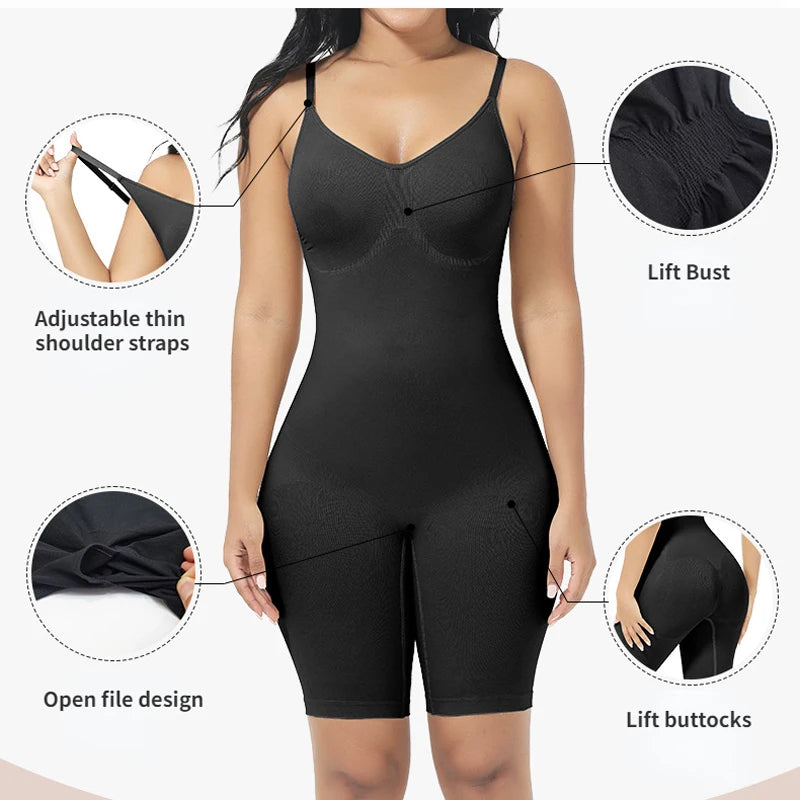 Bodysuit Full Body Shapewear Women Shaper Butt Lifter