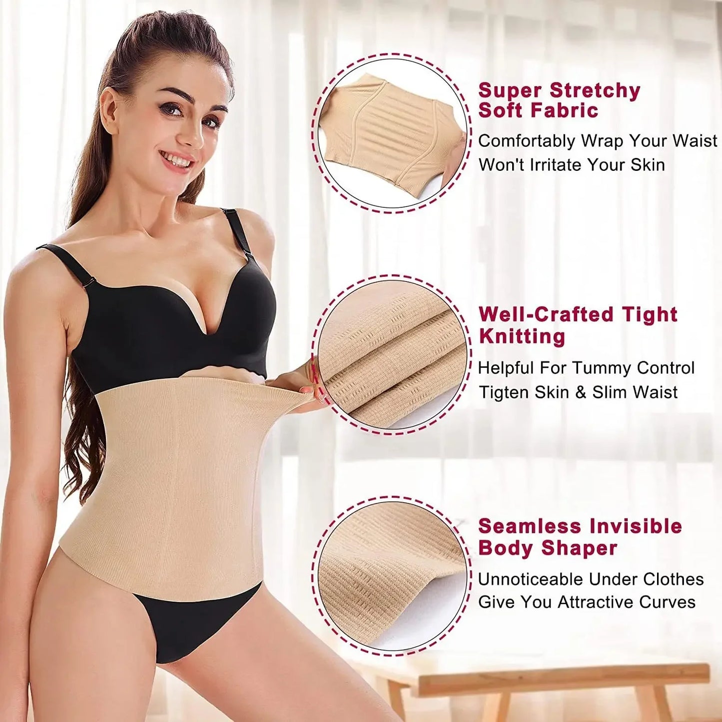 2 IN 1 Postpartum Belly Recovery Bands Body Shaper Waist Trainer Tummy Tuck Belt Slimming Shapewear Girdle Postpartum Trainer