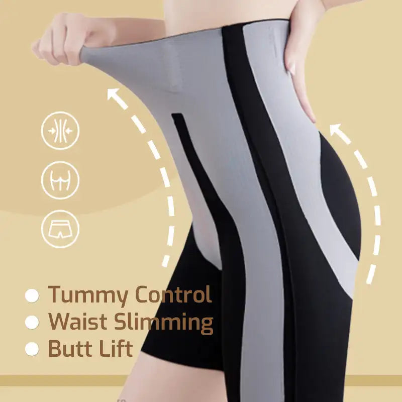 Women High Waisted Body Shaper Shorts Tummy Control Hip Lift Pants