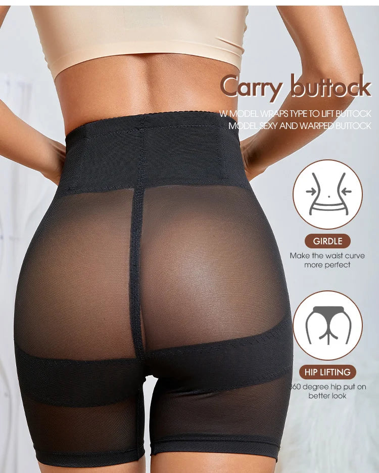 High Waist Compression Invisible Shapewear Panties Butt Lifter