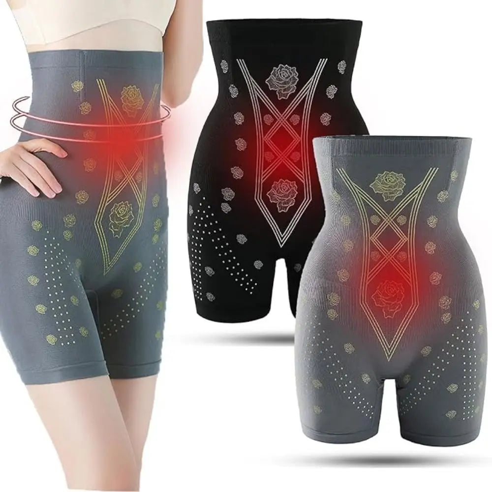 Negative Oxygen Ion Detox Shaping Shorts Ion Shaping Shorts for Weight Loss Negative Fat Burning Shaper Tummy Control Bodysuit