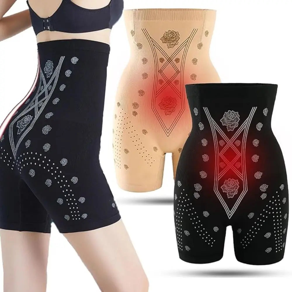 Negative Oxygen Ion Detox Shaping Shorts Ion Shaping Shorts for Weight Loss Negative Fat Burning Shaper Tummy Control Bodysuit