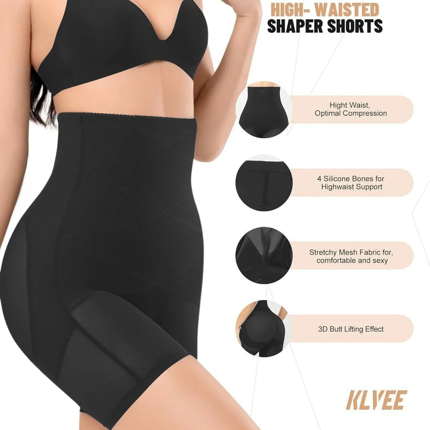 Super Sale High Waist Shaping Control Panties Tummy Control Butt Lifting Slim Shorts Women's Underwear Shapewear Body Shaper