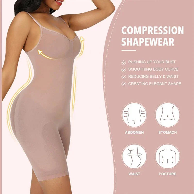 Bodysuit Shapewear Women Full Body Shaper Tummy Control