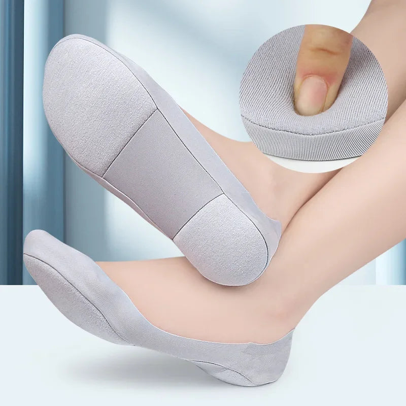 New Non Slip Shoe Pads Socks Insoles for Feet Women Boat Sock Plantar Fasciitis Shoes Insole Shock Absorbing Shoe Sole Invisible