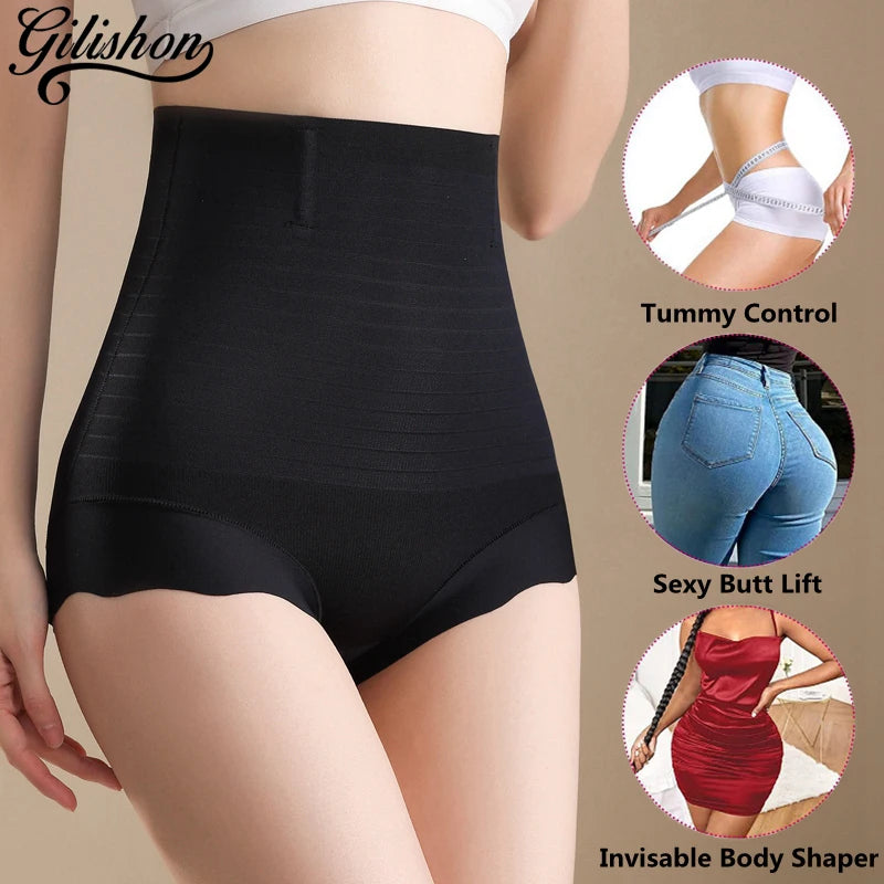 Slimming Shorts Women Body Shaper High Waist Flat Belly Sheathing Panties Hip Lift Shaping Underwear Tummy Control Shapewear