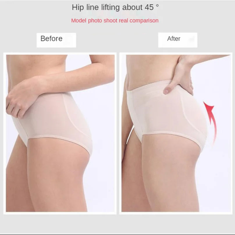 Hip Filling Body Shaper Women Silicone Padded Slimming Panties Enhancer Buttock False Butt Lift Gluteus Fake Ass Shapewear 2024