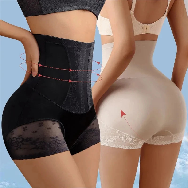 Women High Waist Control Panties Seamless Shapewear Briefs