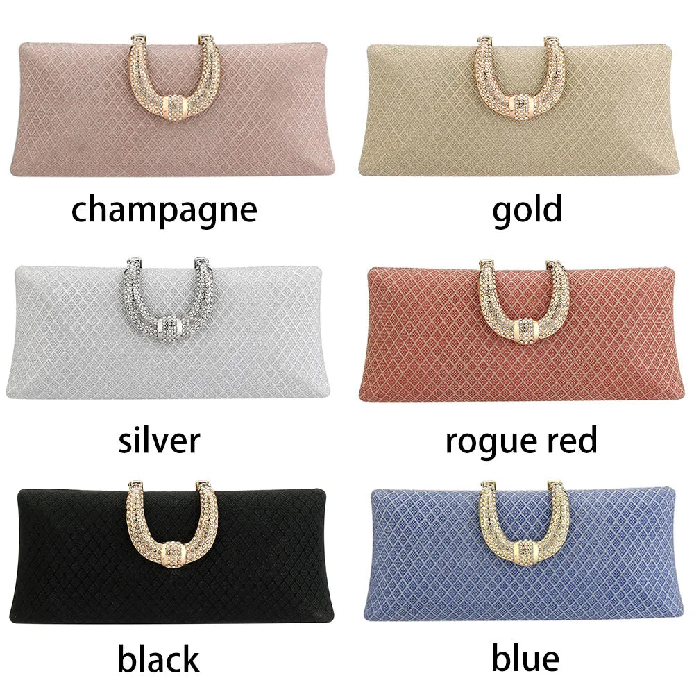 Evening Bags For Women Fashion Gold Luxury Clutches And Purse Chain Shoulder Bags