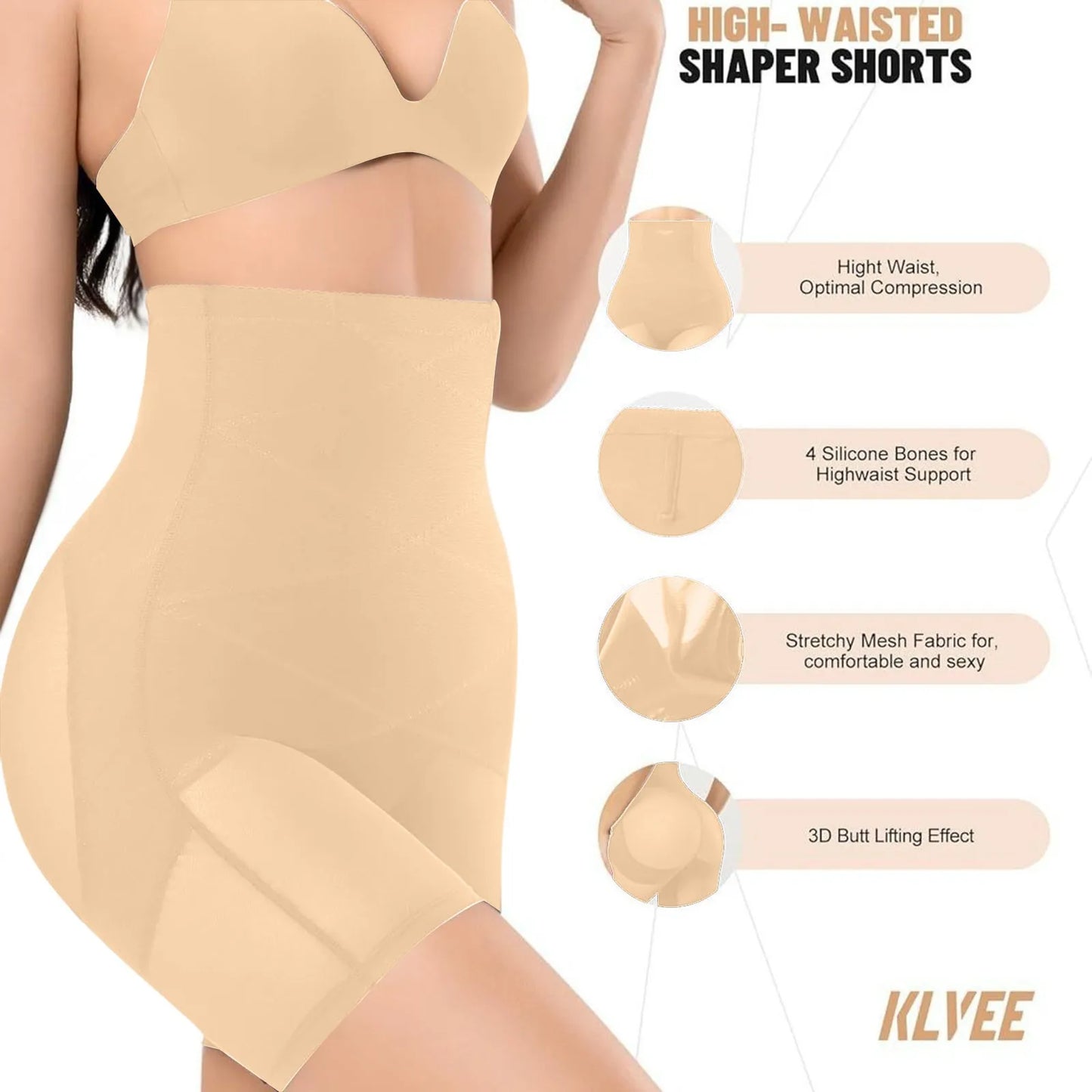 Super Sale High Waist Shaping Control Panties Tummy Control Butt Lifting Slim Shorts Women's Underwear Shapewear Body Shaper