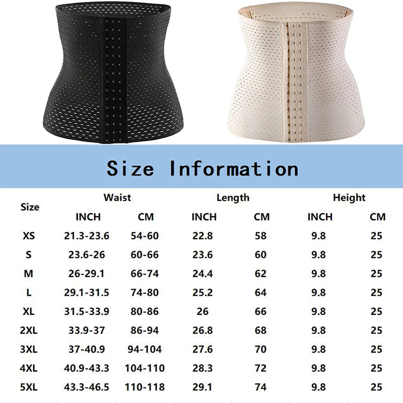 Men Compression Shapewear Waist Trainer Trimmer Belt Corset For Abdomen