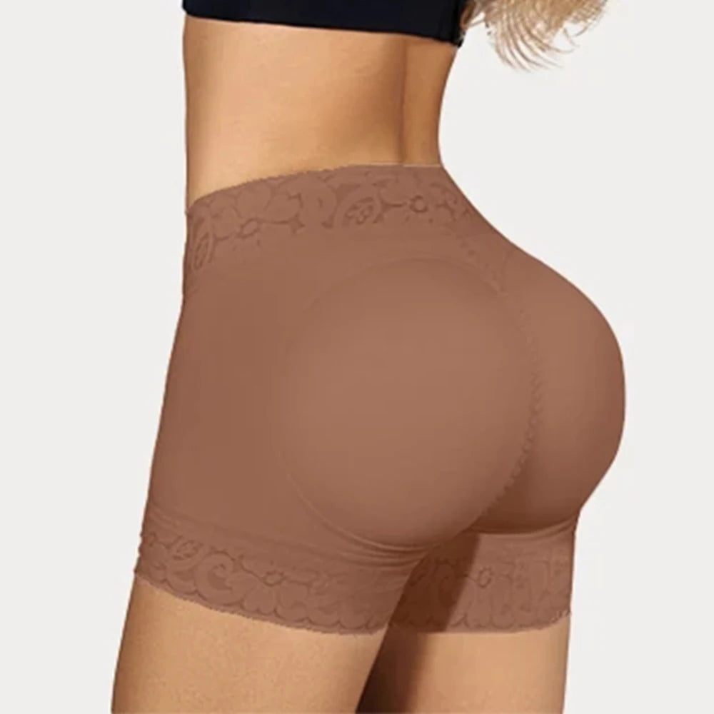 Women'S Shapewear Tummy Control Pink Buttocks Pants