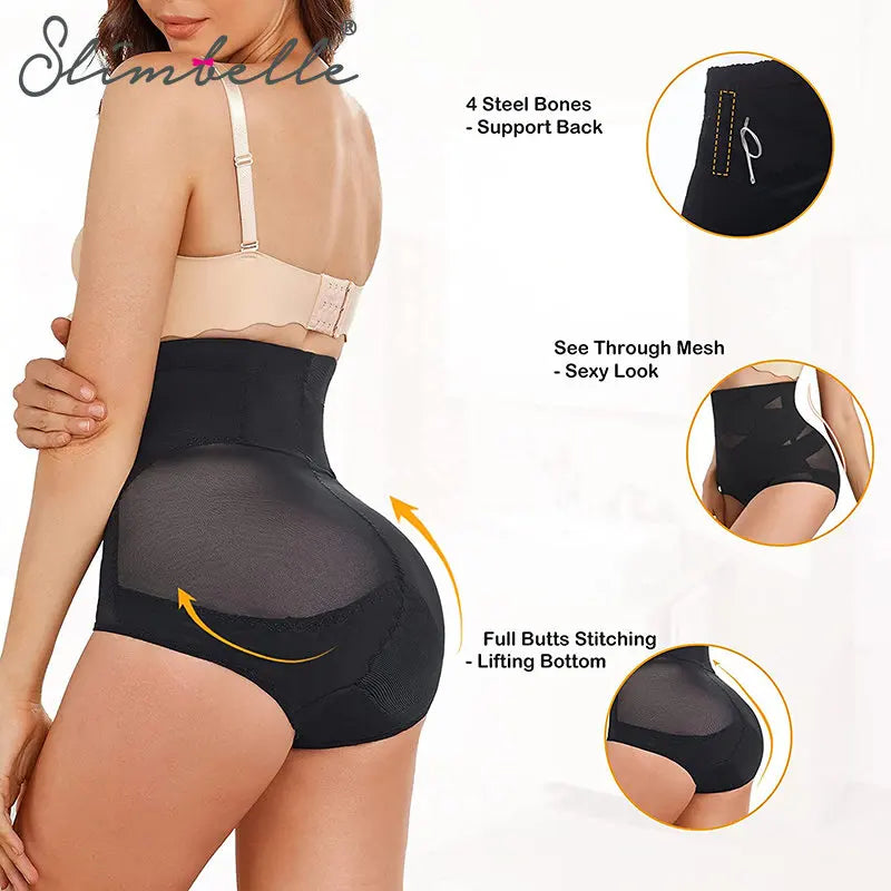 Women's Body Shaper Waist Trainer Hip Lifter Tummy Control Shapewear High Waist Flat Belly Panty Shaping Panties Slimming Shorts