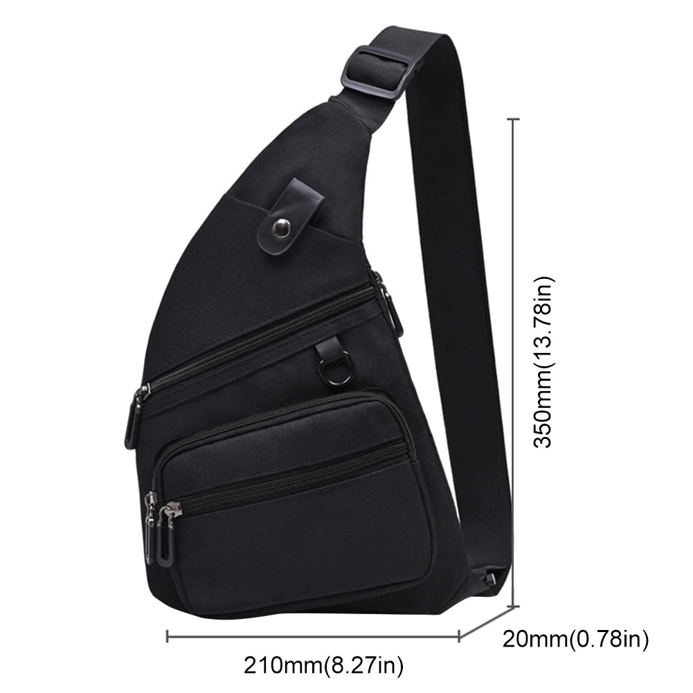 Anti Theft Travel Bag Crossbody Shoulder Bag Large Capacity Sling Crossbody Bag Adjustable Strap Waterproof for Outdoor Sports