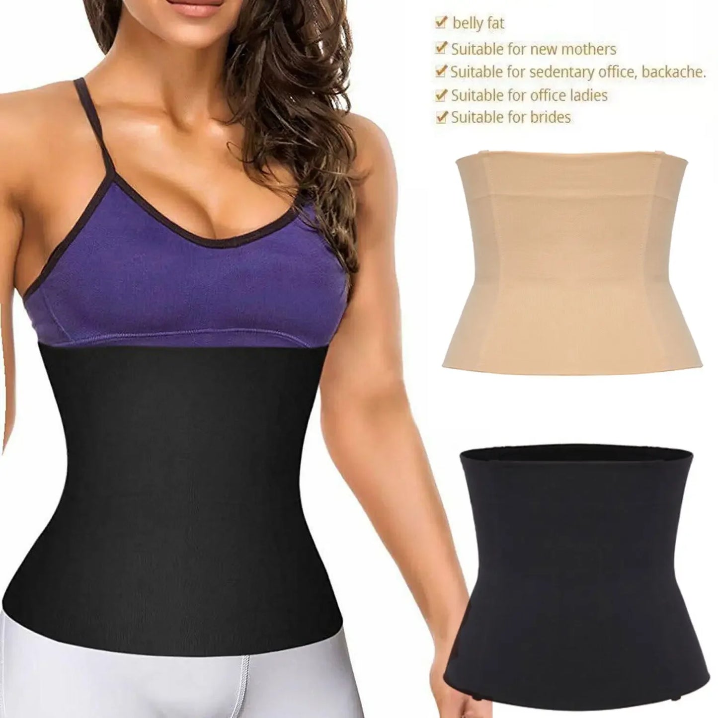 2 IN 1 Postpartum Belly Recovery Bands Body Shaper Waist Trainer Tummy Tuck Belt Slimming Shapewear Girdle Postpartum Trainer