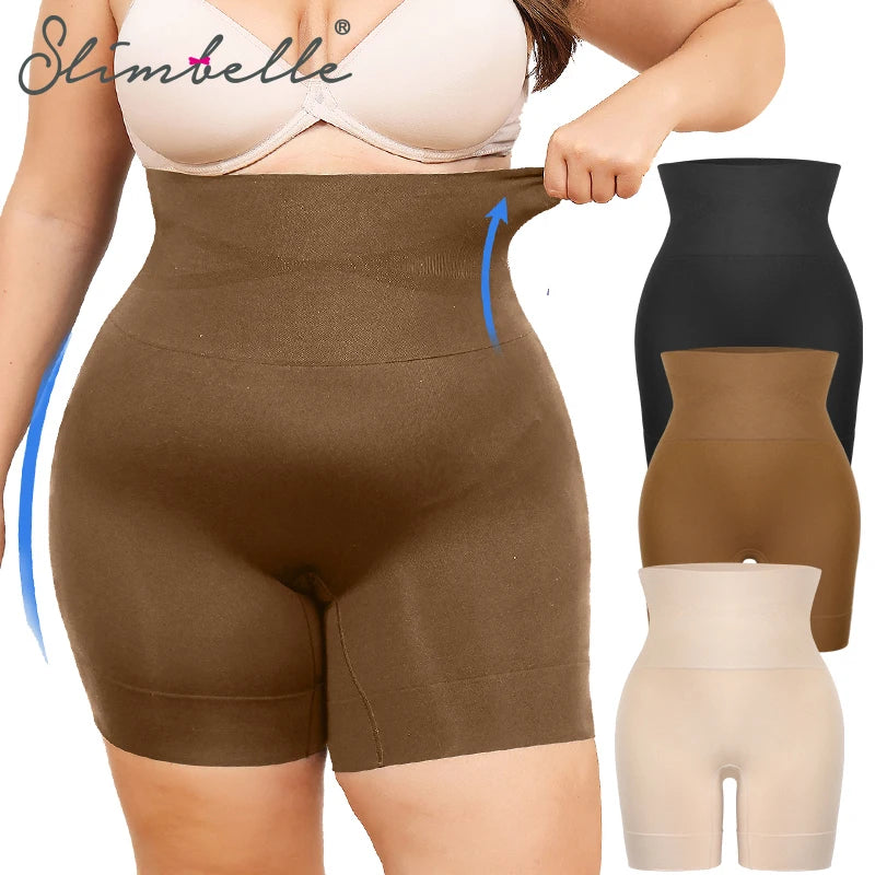 Women's Plus Size Shapewear High Waisted Body Shaper Tummy Control Panties