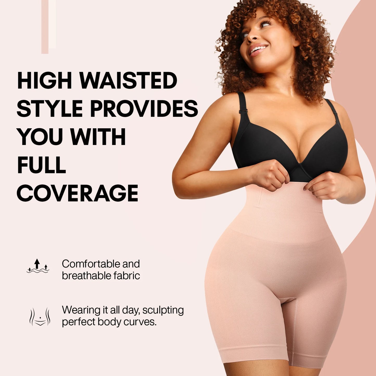 Colombianas Waist Trainer Body Shapewear for Women Butt lift Tummy Control High Compression Butt Enhance Corset