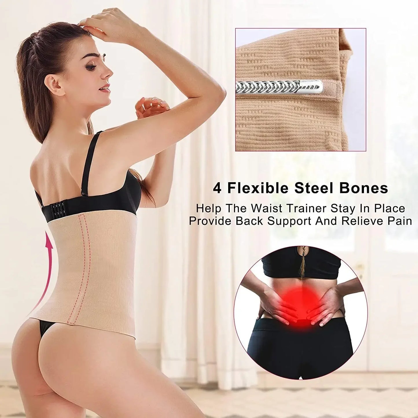 2 IN 1 Postpartum Belly Recovery Bands Body Shaper Waist Trainer Tummy Tuck Belt Slimming Shapewear Girdle Postpartum Trainer