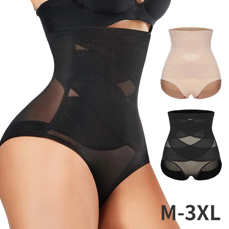 Women's Waist Trainer Body Shaper Tummy Control High Waist Flat Belly Panties Butt Lifter Shapewear Slimming Girdle Underwear