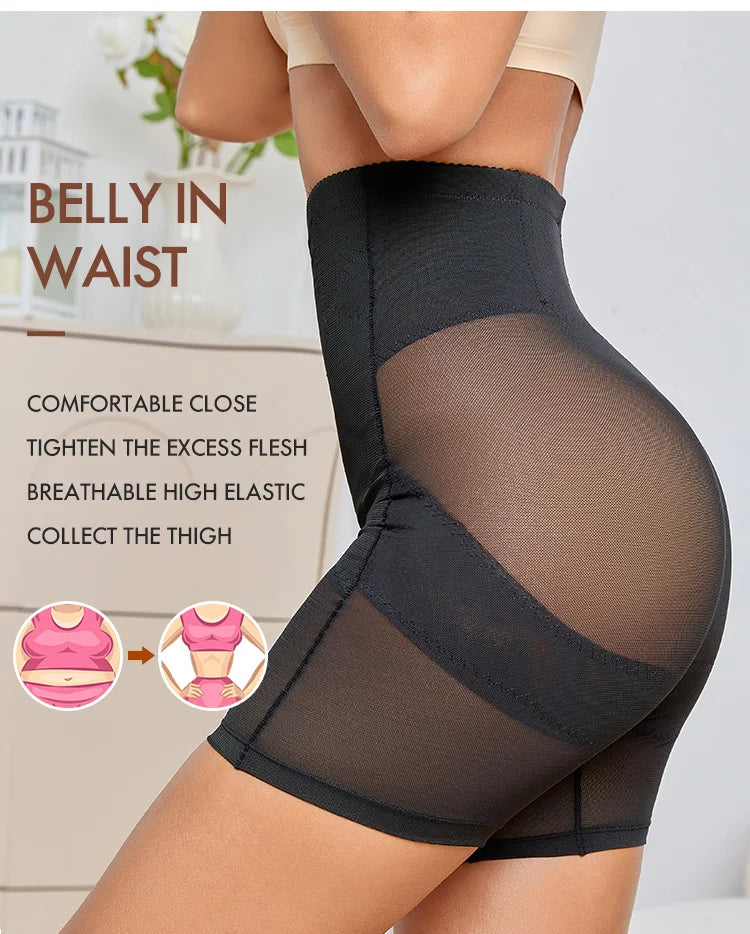 High Waist Compression Invisible Shapewear Panties Butt Lifter