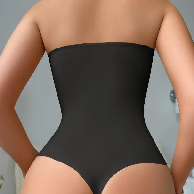 Body for Women Strapless Shortie BodysuitTummy Control Sculpt Corset