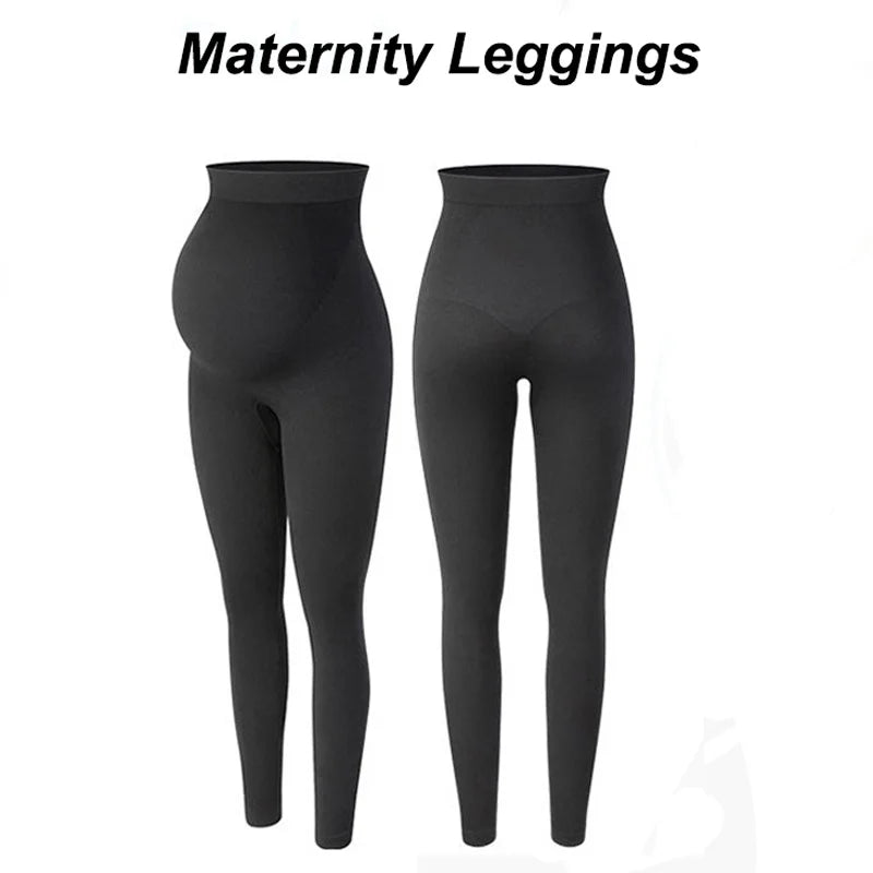 Maternity Leggings High Waist Belly Support Leggings Pregnant Women Pants High Elasticity Shapewear Skinny Maternity Clothes